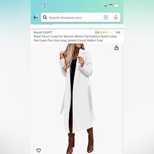 White trench coat